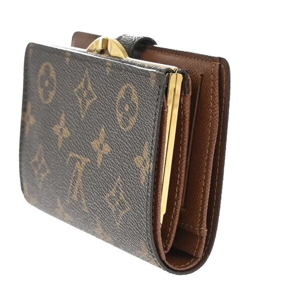 LOUIS VUITTON Portefeuille Viennois Bifold Wallet Monogram Brown M61674 65EF846 - Picture 4 of 13